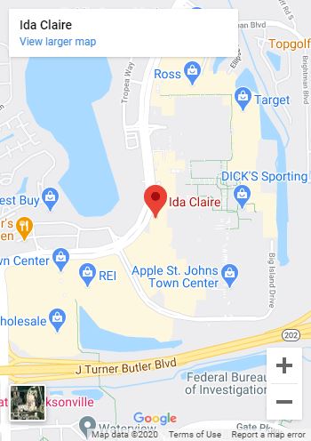 Ida Claire Jacksonville Google Map mobile