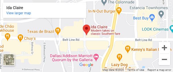 Ida Claire Dallas Google Map desktop