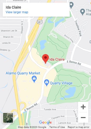 Ida Claire San Antonio Google Map mobile
