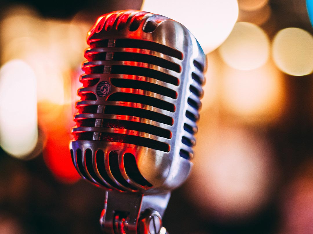 vintage microphone